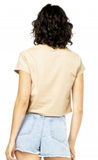 RUSTY ESSENTIALS CLASSIC SLIM CROP TEE